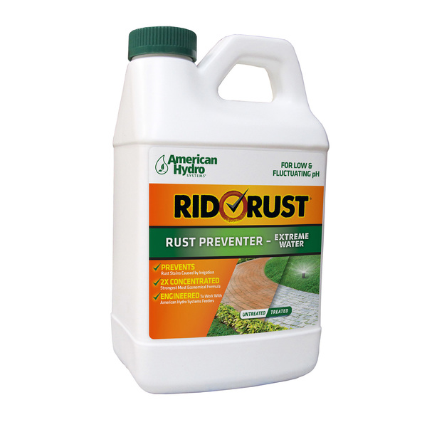 American Hydro Systems Rid O' Rust Extreme Water Rust Preventer, 1/2 Gallon RR2